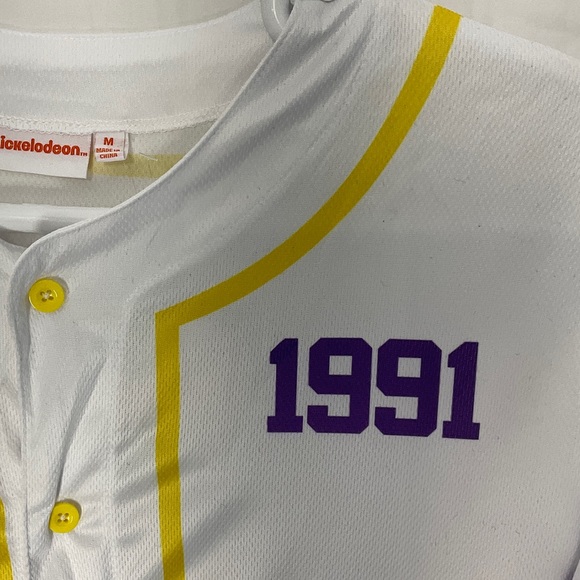 NWT Unisex Nickelodeon Rugrats Born in the 90s White Jersey Medium - Picture 2 of 5